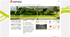 Desktop Screenshot of koleje.eiffage.pl